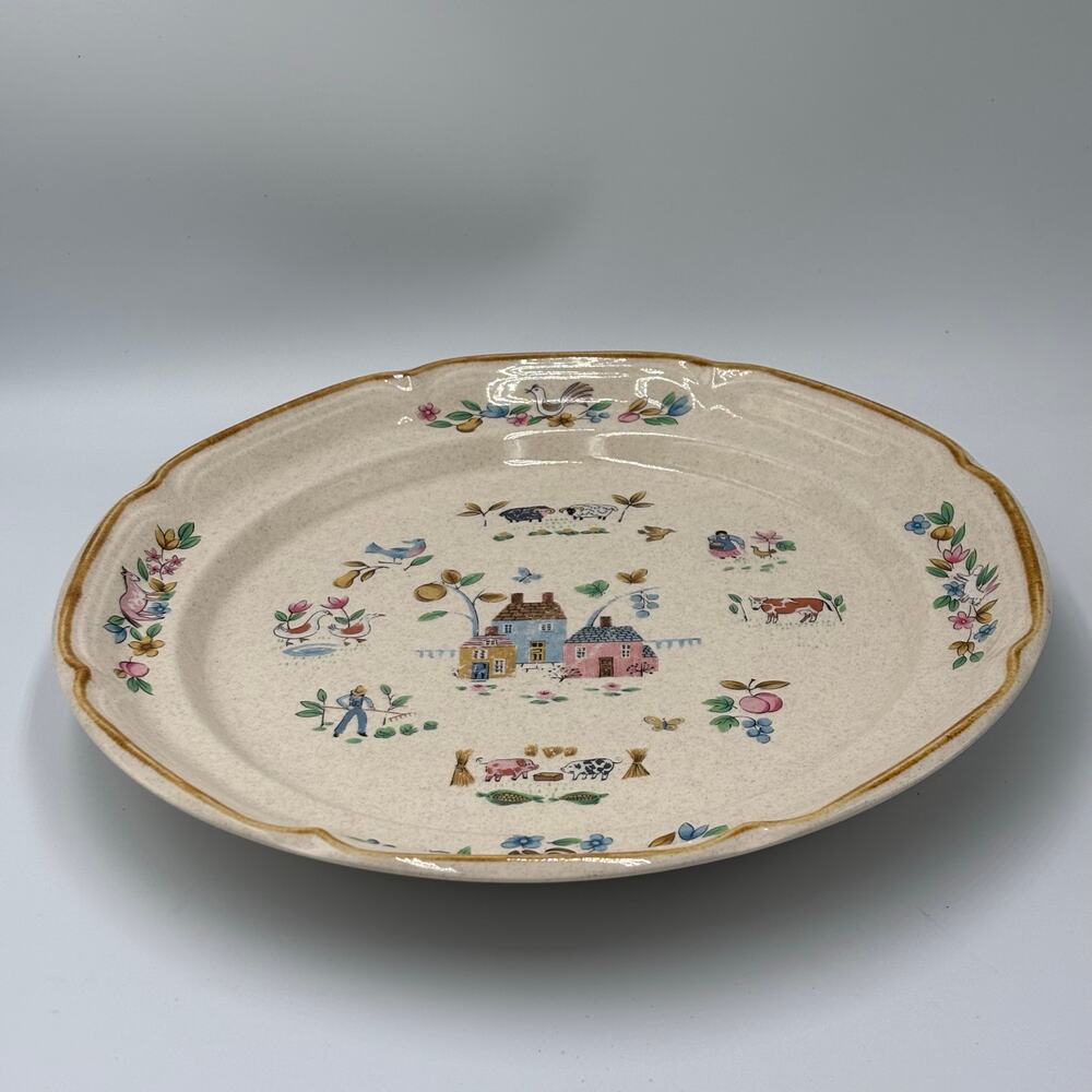 International Stoneware Vintage Heartland Pattern  Stoneware Japan Dinner Plate - Picture 2 of 13